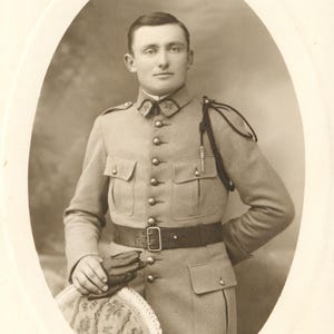 Carte postale photo 26e Régiment d'infanterie, Soldat français de la Première Guerre mondiale, Nancy France