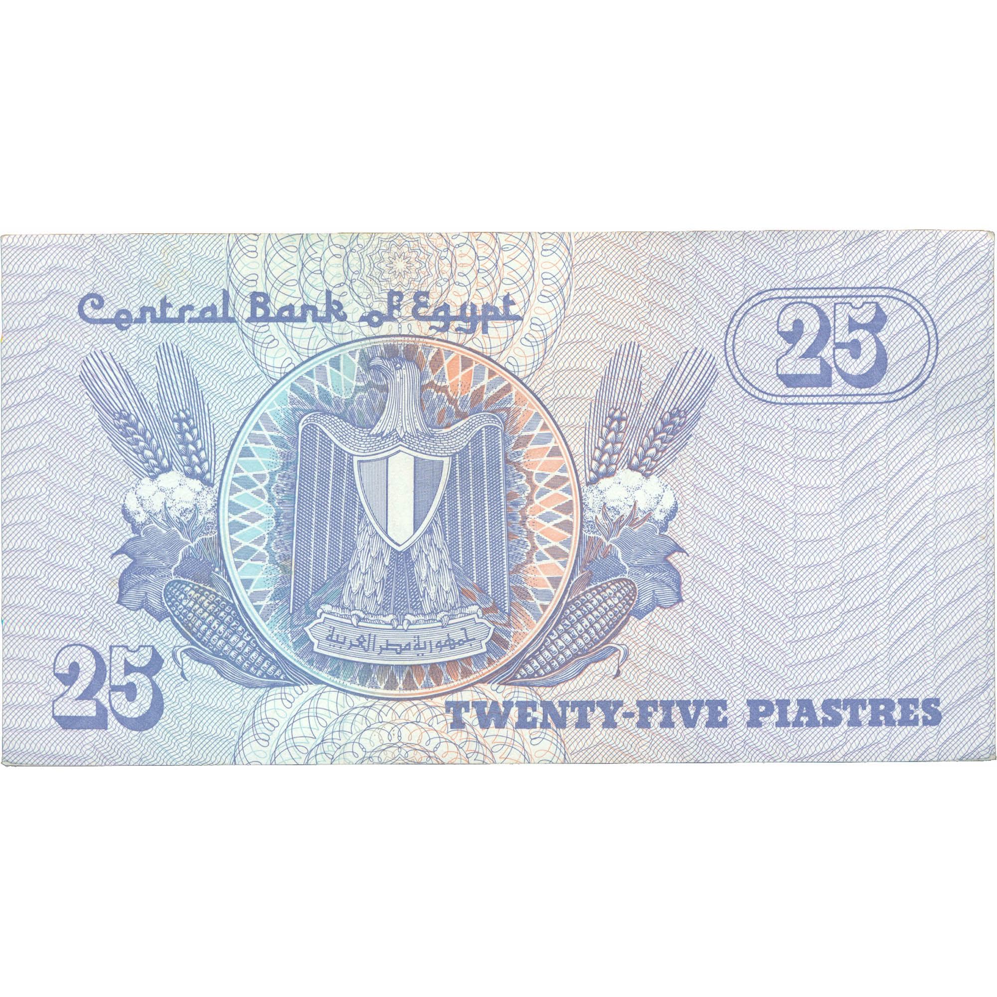 1993 Egypt 25 Piastres Banknote (BAN383-)