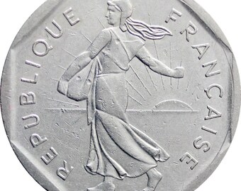 1979/1982 フランス 2 フラン硬貨 - Etsy 日本