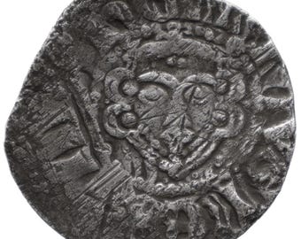 1258 - 1270 One Penny Henry III Long Cross Type England Coin London Mint