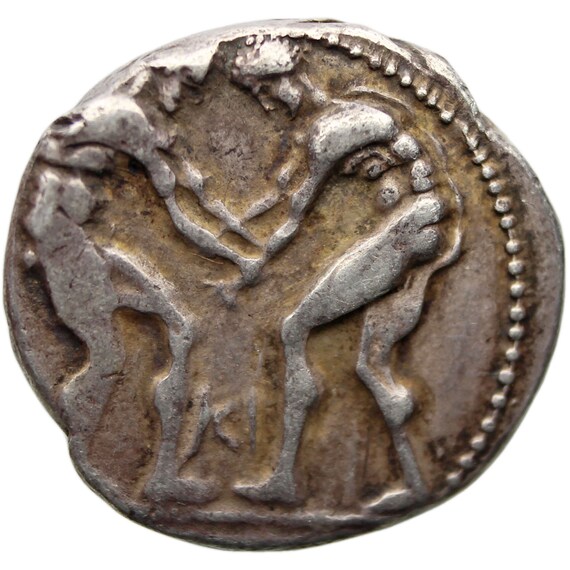 380-325 BC Pamphylia Aspendos Stater Coin Silver Tekin Series 4