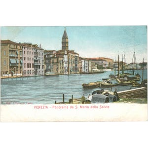Venezia, Italia - Panorama da Santa Maria della Salute Cartolina