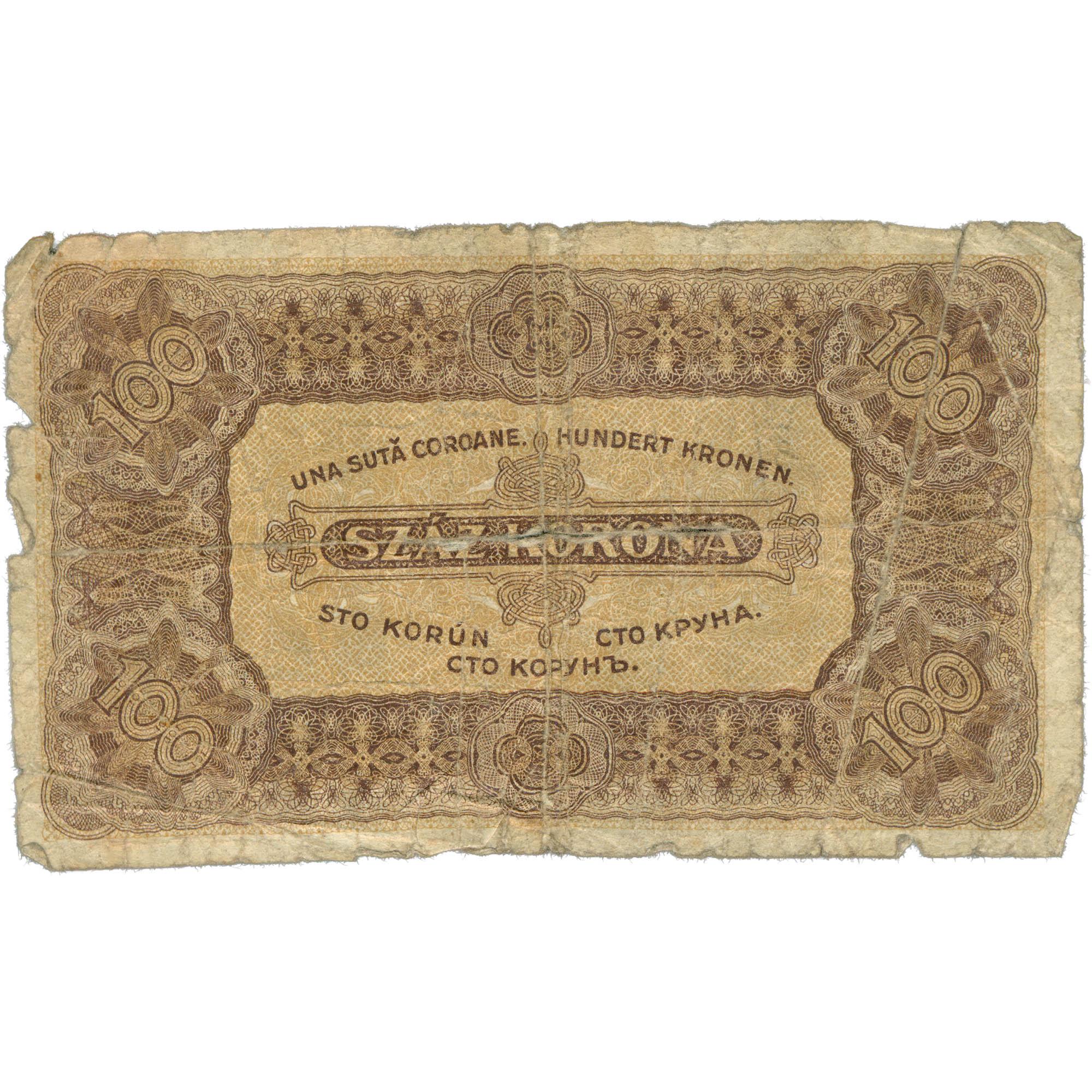 1923 Hungary 100 Korona Banknote (BAN496-)