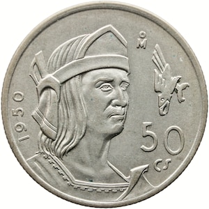 1950 50 Centavos Mexiko Münze (MO3384-)