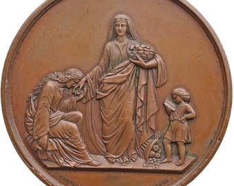 Medaglia di beneficenza del 1866 – 1° arrondissement di Parigi Francia