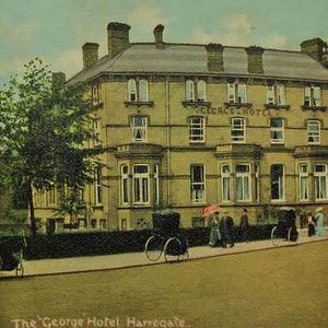 1908 Royaume-Uni Carte postale Harrogate The George Hotel