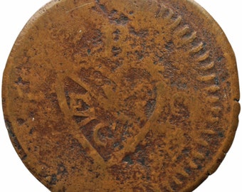1813 Z 1/2 Stuiver British East Indies Coin