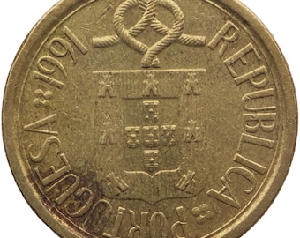 Moneda de 10 Escudos de Portugal de 1991 (MO4069-)