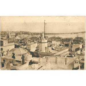 Cartão Postal 1909 Argel, Argélia - Vue Générale Prize de la Casbah