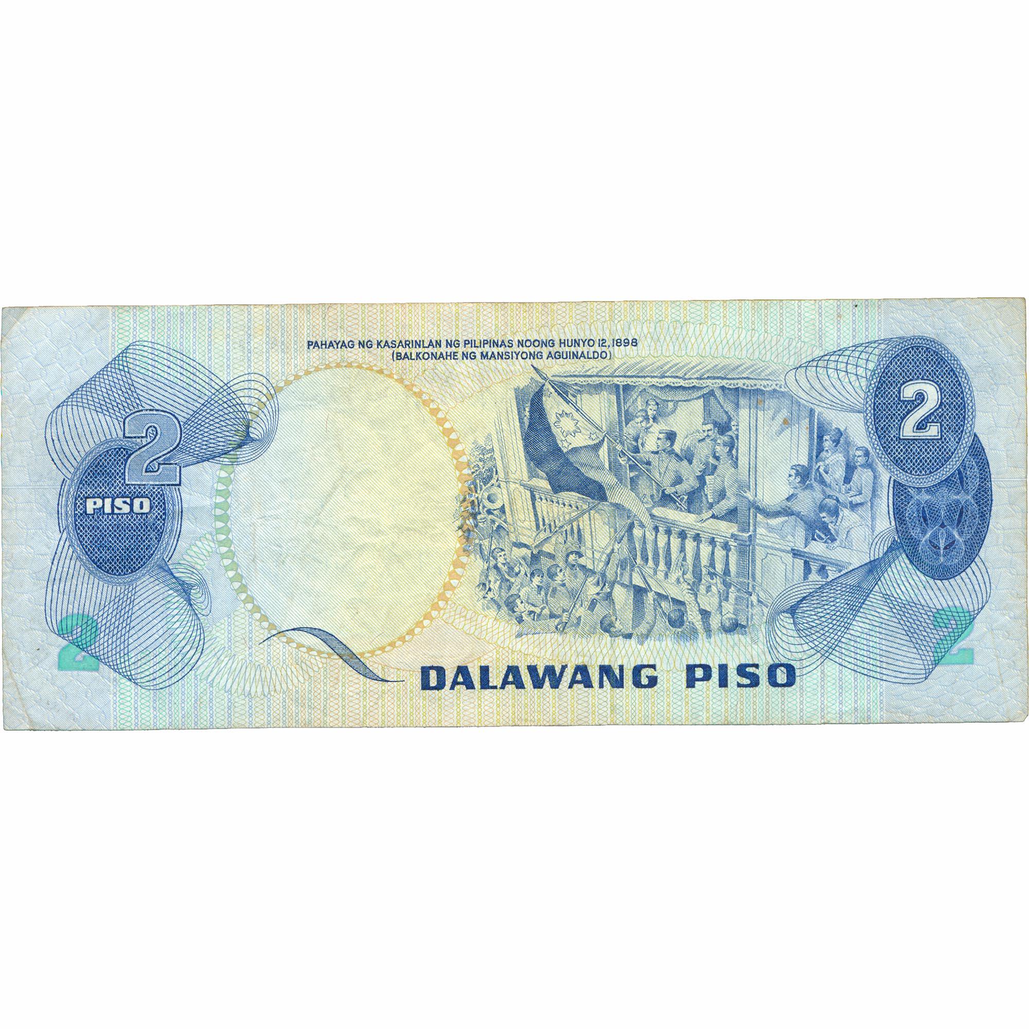 1970 Philippines 2 Piso Banknote (BAN450-)