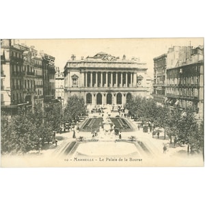 Marseille, France – Le Palais de la Bourse – Postcard Early 20th Century