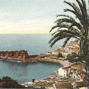 Carte postale vintage Câmara de Lobos, Madère, Portugal