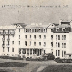 Carte postale 1925 Saint-Briac - Hôtel des Panoramas et du Golf, France