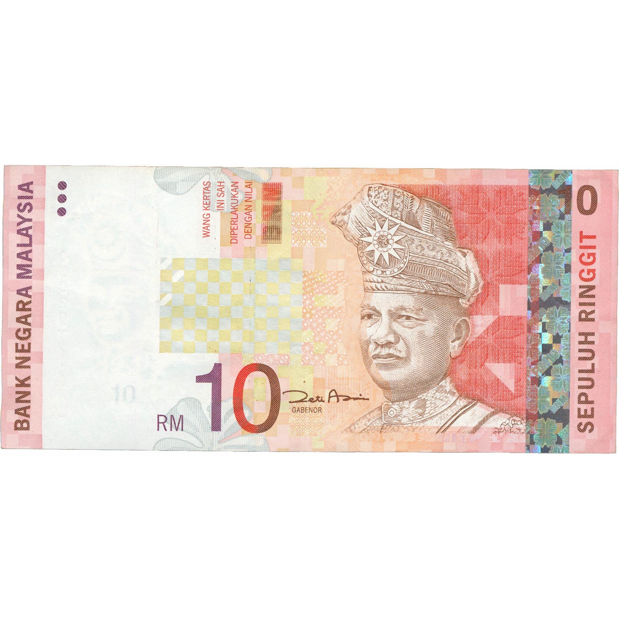 2004 Malaysia 10 Ringgit Banknote (BAN364-)