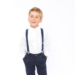 Navy Suspenders for Baby, Toddler, Boy, Child, Kids, Men, Suspenders for Groom and Groomsmen