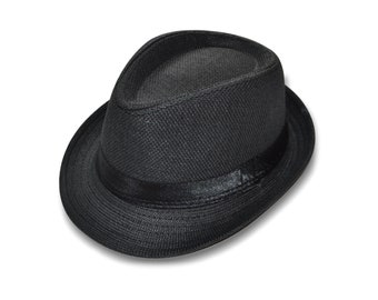 toddler black fedora hat