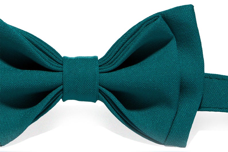 Black Suspenders & Teal Bow Tie with Teal Pocket Square for Etsy