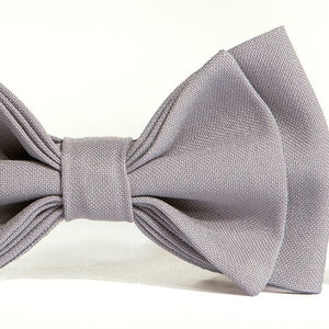 Light Gray Bow Tie for Baby, Toddler, Boy, Men, Silver Grey Bow Tie, Wedding Bow Ties, Bow Ties Men, Bow Ties Boys
