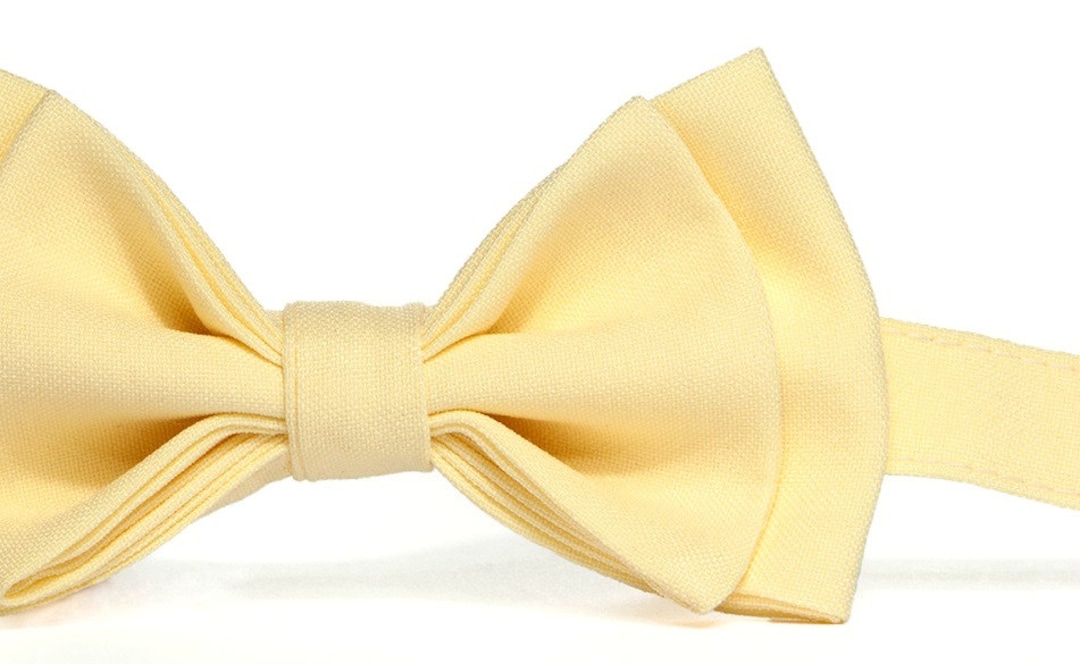 Yellow Bow Tie for Baby, Toddler, Boy, Kids, Child, Men, Wedding Bow