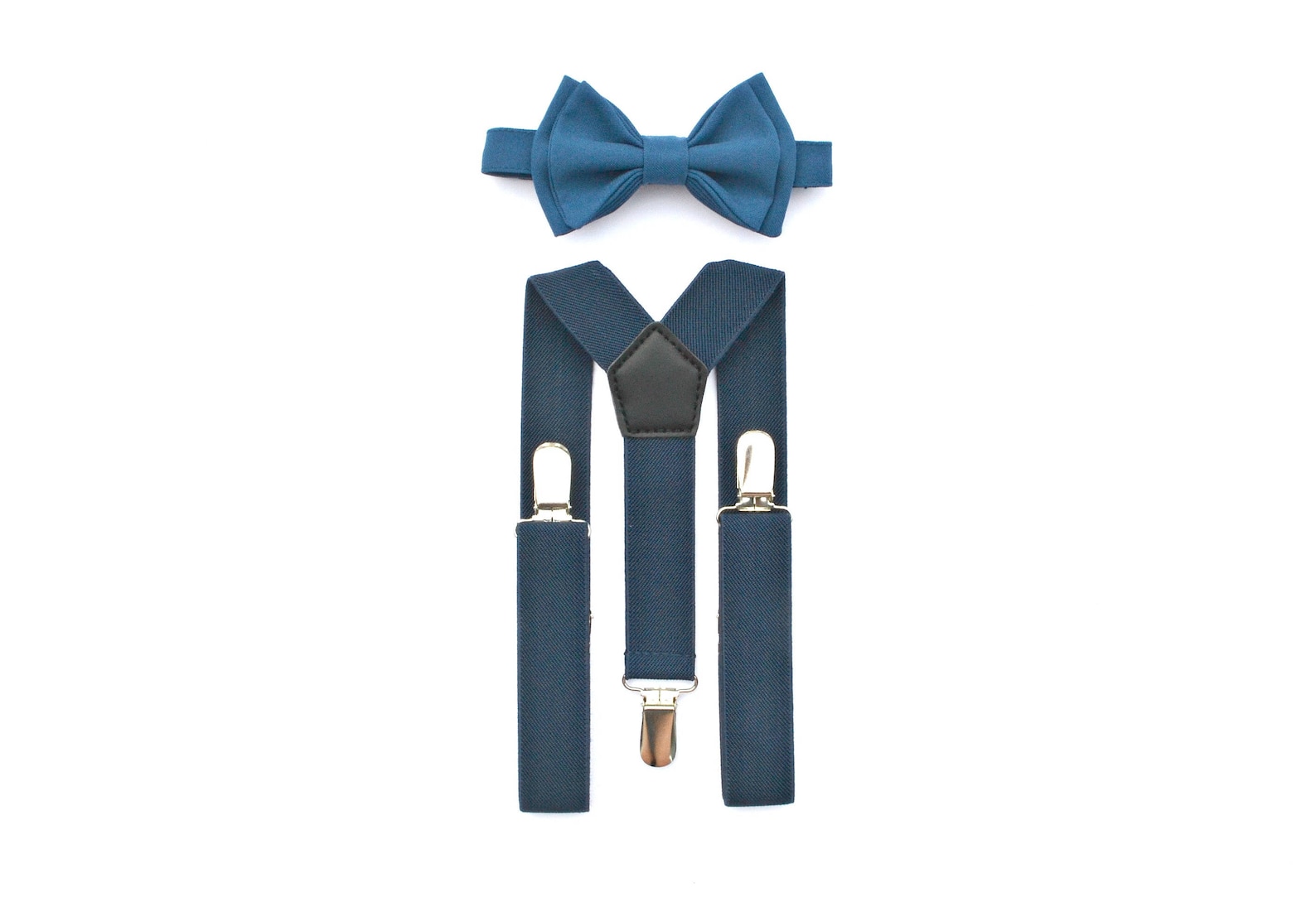 Cobalt Blue Bow Tie & Navy Suspenders for Groom Groomsmen Etsy