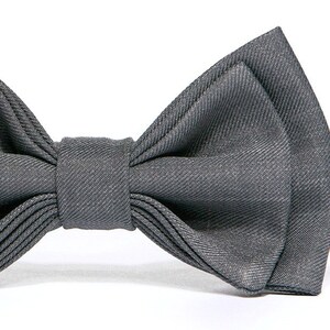 Grey Bow Tie for Baby, Toddler, Boy, Kids, Child, Men, Wedding Bow Tie, Bow Ties for Groomsmen