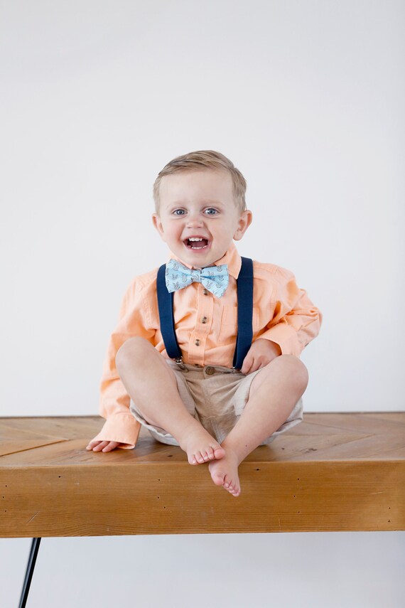 Baby boy easter outfit with suspenders sale