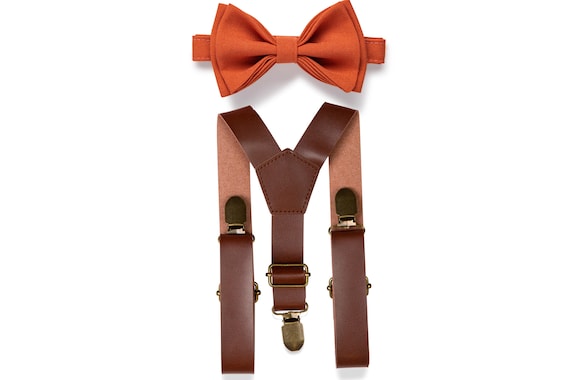 Cognac Tapestry Kids Necktie Cognac Tapestry Kids Necktie