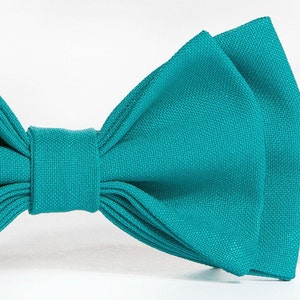 Jade Green Bow Tie for Kids and Men, Wedding Bow Tie for Groom, Groomsmen, Ring Bearer
