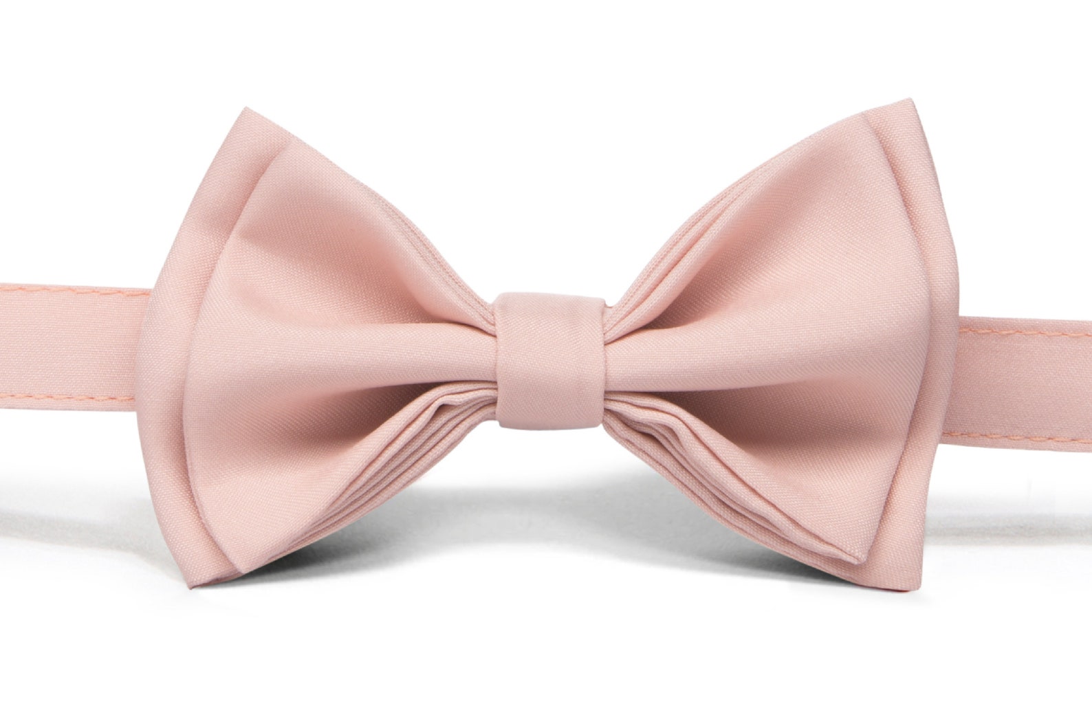 blush colored bow ties