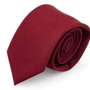 Burgundy Tie for Men, Burgundy Tie Wedding, Skinny Wedding Ties, Wine Ties for Groom and Groomsmen, Fall Wedding Groom Groomsmen Outfit