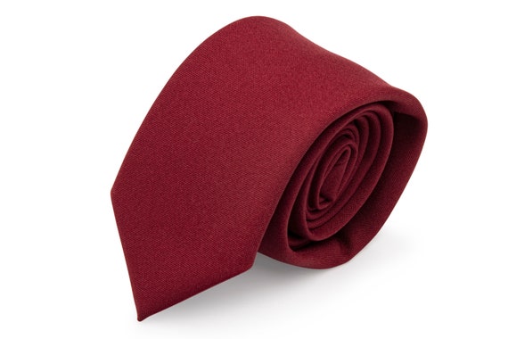 Burgundy Tie for Men, Burgundy Tie Wedding, Skinny Wedding Ties, Wine Ties for Groom and Groomsmen, Fall Wedding Groom Groomsmen Outfit