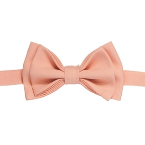 Peach Bellini Bow Tie, Wedding Bow Ties, Bow Ties for Groom and Groomsmen, Kids Bow Ties, Bow Ties Men
