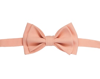 Peach Bellini Bow Tie, Wedding Bow Ties, Bow Ties for Groom and Groomsmen, Kids Bow Ties, Bow Ties Men