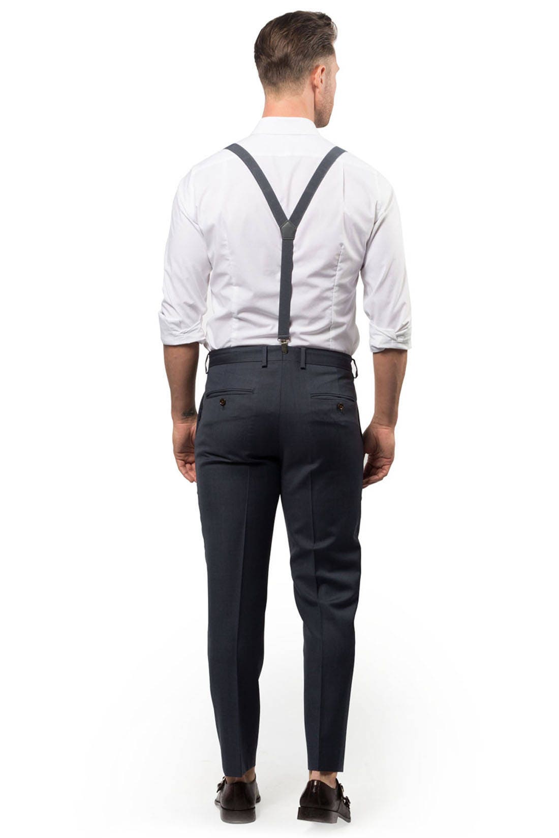 Charcoal Culcross Linen Bow Tie main image 0