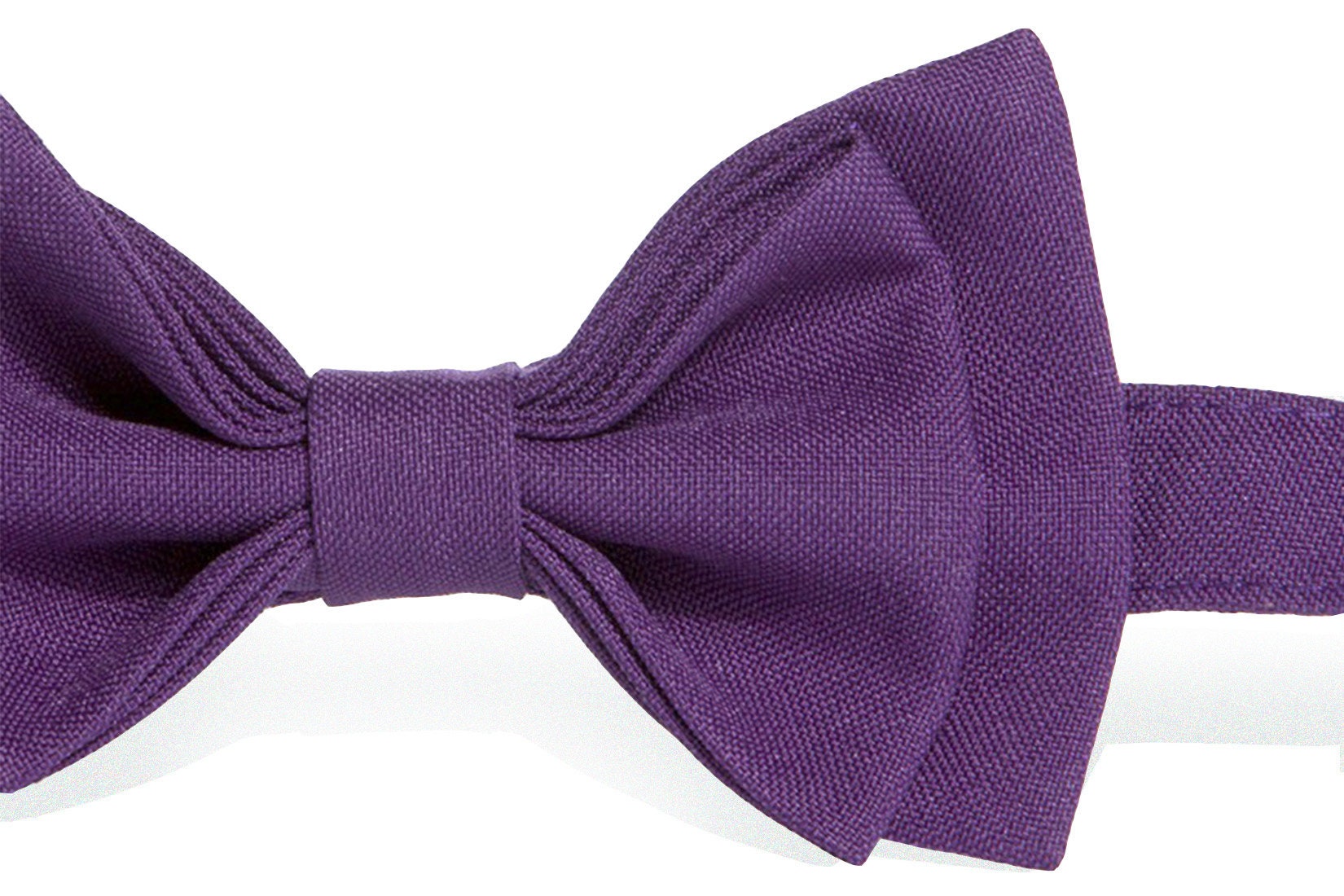 dark purple bow tie and suspenders