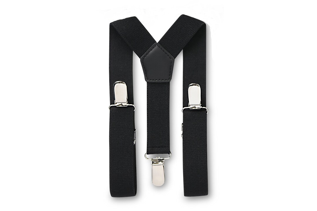 Black Suspenders for Toddlers, Black Suspenders for Baby Boy