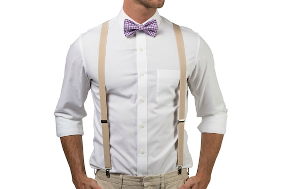 Trajes con tirantes y moño para hombre hotsell