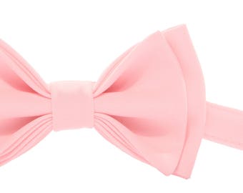 Nœud papillon rose clair pour bébé et petit garçon, Nœud papillon enfant, Nœuds papillon pour hommes, Nœuds papillon de mariage, Nœuds papillon pour garçons d'honneur