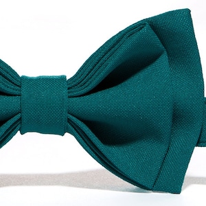 Teal Bow Tie for Wedding, Bow Ties for Groom Groomsmen Ring Bearer, Baby Toddler Boys Kids Men&#39;s Teal Bow Tie