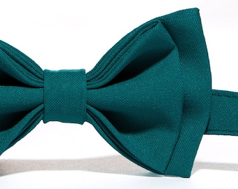 Teal Bow Tie for Wedding, Bow Ties for Groom Groomsmen Ring Bearer, Baby Toddler Boys Kids Men&#39;s Teal Bow Tie
