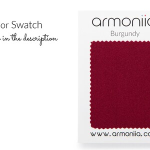Armoniia burgundy fabric swatch