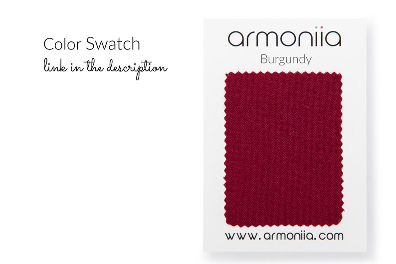 Armoniia burgundy fabric swatch