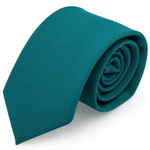 Teal Tie for Men, Wedding Ties, Wedding Neckties, Teal Ties for Groom and Groomsmen, Skinny Ties, Forest Green Ties, Fall Wedding Outfit