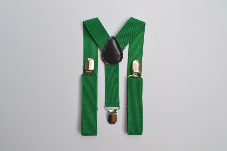 Kids Green Suspenders for Toddler Boy Girl Child Etsy