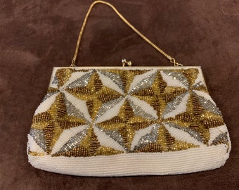 Vintage Silver and Gold Evening Bag