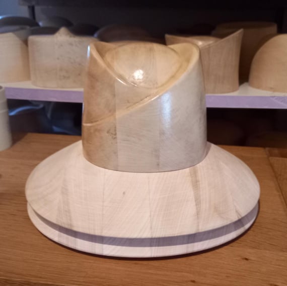 Wooden Hat Forms for Millinery, Hatmakers - Etsy display picture 2