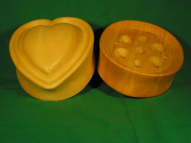 fascinator heart Wooden hat block for millinery hat form