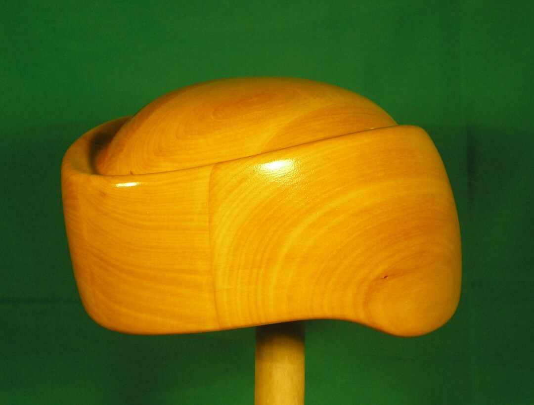 Wooden Hat Block for Millinery Hatmaker Stewardess Etsy
