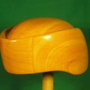 Wooden hat block for millinery, hatmaker - stewardess