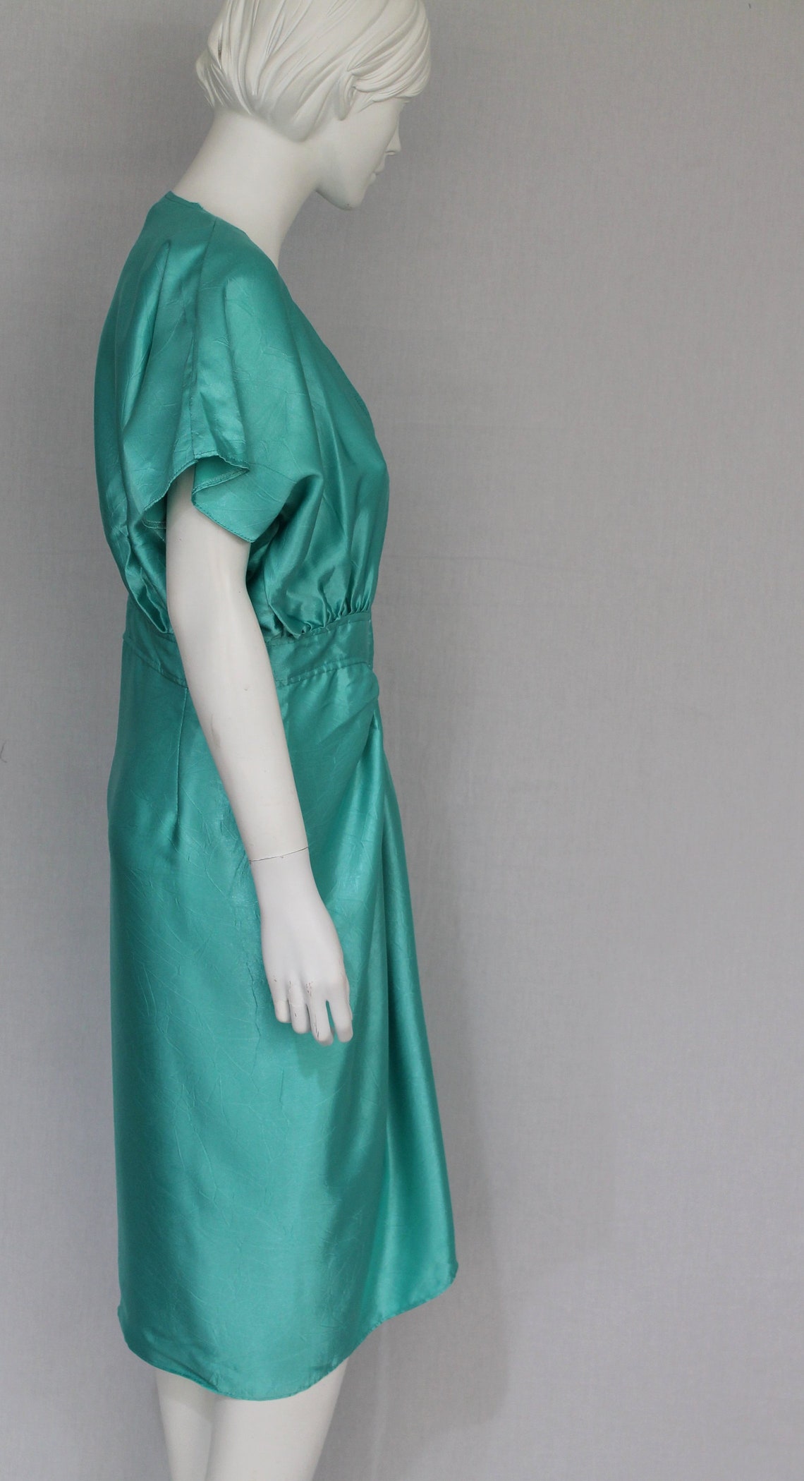 80s green dress